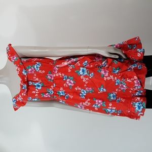 VTG Helena's Floral Print Wrap Hawaiian Dress